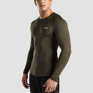 เสื้อรัดกล้ามเนื้อสำหรับผู้ชายเสื้อรัดกล้ามเนื้อย้อมสีล้วนทำจากวัสดุที่ดีที่สุด - Product Image 3