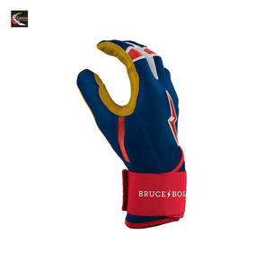 Gants de frappe en cuir numérique de chèvre professionnels unisexes à long poignet, équipement de baseball, guantes de bateo de beisbol - Product Image 4