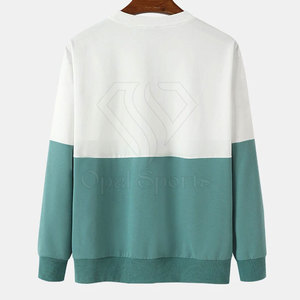 Customized 100% Cotton Blended <b>Pullover</b> <b>Men's</b> Sweatshirt Best Fabric for Winter Casual Solid Pattern Digital Printing - Product Image 2