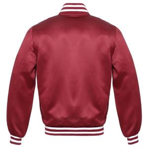Vestes universitaires réversibles brodées personnalisées en satin de soie tissu léger respirant CollegeBaseballjacket pour hommes expédition DDP - Product Image 6