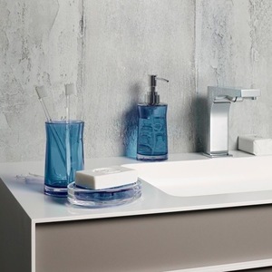 Portaspazzolino in acrilico Spirella «Sydney» blu, 7 x 12 cm - Product Image 2