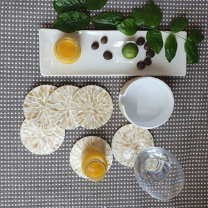 2024 New Design Rattan <b>Drink</b> <b>Coaster</b> Set Contemporary Serving <b>Coaster</b> - Product Image 4