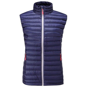 Chaleco acolchado para mujer, chaquetas acolchadas cálidas de invierno ultraligeras ajustadas, con cremallera acolchada, chaleco acolchado recortado - Product Image 1