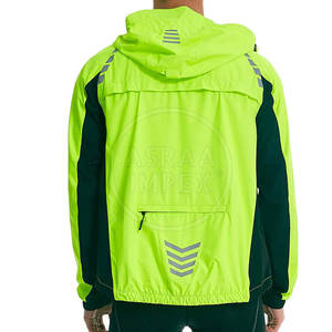 Meilleure vente Veste coupe-vent à capuche pour hommes 100% polyester respirant séchage rapide décontracté hiver Style dernière mode en gros - Product Image 2