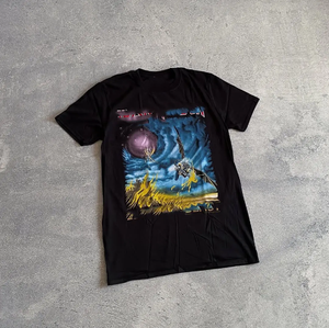 Fabricant de vêtements coupe ample logo personnalisé graphique DTG T-Shirt Vintage 100% coton lourd surdimensionné T-shirt pour hommes - Product Image 5