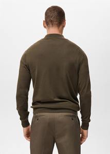 2025 OEM à la mode personnalisé brodé Logo hommes chandails haut à manches longues tricots personnalisé chaud hiver Anti-rétrécissement 100% - Product Image 4