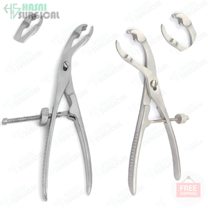 Pinzas de sujeción de hueso de acero inoxidable alemán, instrumentos ortopédicos de calidad prémium de Hasni quirúrgico - Product Image 5