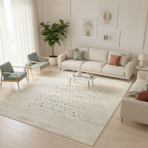 Alfombra Erdenet Mongol 100% Lana Ecológica Hecha a Máquina - Colección Étnica N.° 4 - Product Image 3