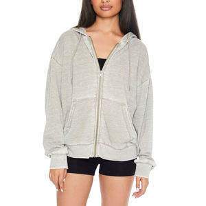 เสื้อสเวตเตอร์สวมหัวแบบลำลองสำหรับผู้หญิงเสื้อสเวตเตอร์แขนยาวมีฮู้ดออกแบบโลโก้ได้ตามต้องการสำหรับฤดูใบไม้ผลิ2024 - Product Image 3