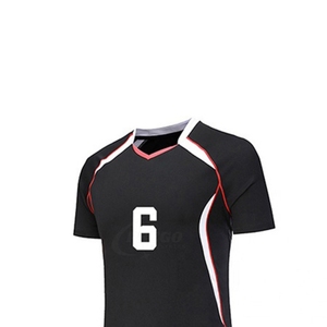 Ensemble d'uniformes de volley-ball personnalisés de haute qualité 100% polyester, couleur et logo personnalisés, respirant, séchage rapide, maillot et short, vêtements de sport OEM - Product Image 5