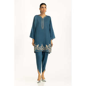 ชุดเซ็ตผ้าลินินปักลายแบบอาหรับ IUSTTS-1212 สำหรับฤดูร้อน - Product Image 4