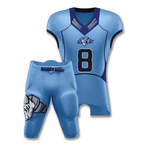 Uniforme de football américain en gros conception personnalisée pour la pratique du jeu d'équipe ensemble vêtements de sport à séchage rapide fabricant OEM - Product Image 3