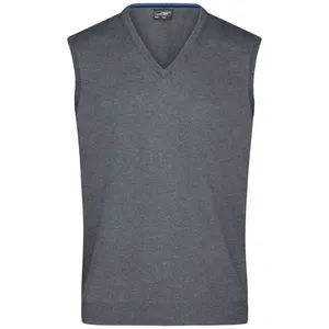 Gilet pull à col en V pour homme, merchandising d'entreprise, polo promotionnel - Product Image 5