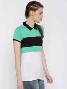 Custom Women's Stylish Polo Shirt High Quality Latest Fashion Design Casual Streetwear - Product Image 5