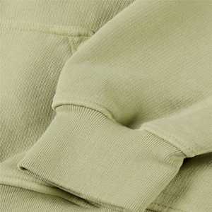 French Terry Oversized unisex Street wear sudaderas con capucha hombro caído moda liso transpirable casual personalizado ropa de hombre sudaderas con capucha - Product Image 4