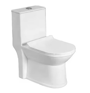 Prix du fabricant d'articles sanitaires de luxe au design moderne pour la salle de bain de l'hôtel Cuvette de toilette en céramique monobloc pour WC sur le marché indien - Product Image 2