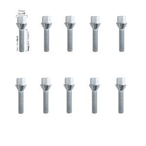 Entretoises de roue 20mm 5x112 centrage 66.6 avec boulons - Product Image 2
