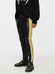 Pantalones de Cuero para Hombre de Diseño Personalizado de Alta Calidad, los Más Vendidos, Elegantes, Ligeros, Transpirables e Impermeables, Estándar - Product Image 3