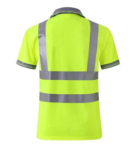 <span class=keywords><strong>Polo</strong></span> da Lavoro <span class=keywords><strong>Uomo</strong></span> 100% Pura Cotone a Maniche Lunghe - Antibatterica, Asciugatura Rapida, Traspirante, Impermeabile, Alta Visibilità, Personalizzabile - Product Image 2