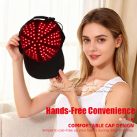 Cappello Terapeutico Portatile SunPlus con LED a Impulsi Rossi e Infrarossi 650Nm 680Nm 660Nm 850Nm per Capelli, Dispositivo Medico a Grado Professionale