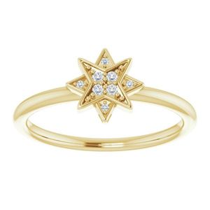 Anillo de Diamantes en Forma de Estrella - Product Image 3