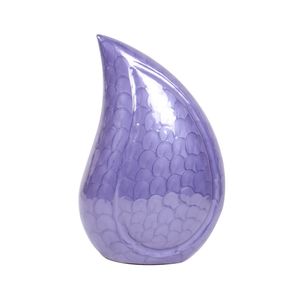 Urnas decorativas en forma de lágrima modernas y brillantes, urnas de cremación funeraria para cenizas humanas, exhibición de cenizas para adultos en casa - Product Image 2