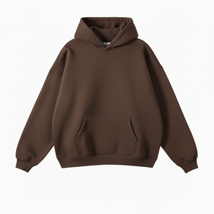 เสื้อฮู้ดสวมหัวผ้าฝ้าย100% ใส่ได้ทั้งชายและหญิงผ้าฟลีซพิมพ์ลายน้ำหนักมากโอเวอร์ไซส์เข้ารูปสำหรับฤดูหนาว - Product Image 4