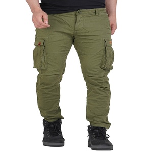 Automne hommes taille haute Cargo pantalon avec plusieurs poches Hip Hop Harem survêtement pantalons de survêtement décontracté sport pantalon motif empilé - Product Image 3