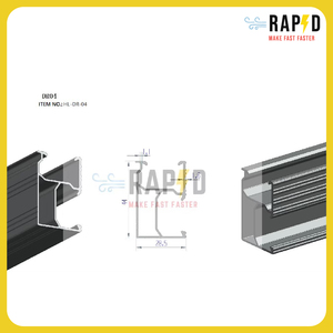 Riel de aluminio de montaje solar de alta calidad 4,2 M Equipo solar de grado premium de Tailandia Marca de confianza OEM es aceptable - Product Image 3