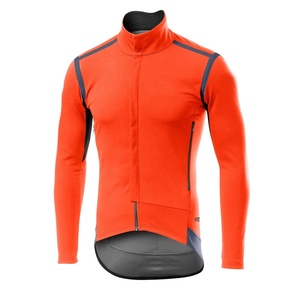 Men's Windproof Waterproof High Collar Long Sleeve <b>Reflective</b> Cycling <b>Running</b> Rain <b>Jacket</b>-Polyester/Cotton Blend - Product Image 6