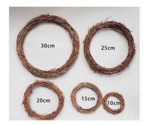 Guirlande De Noël Swag Guirlande Artificielle Cônes De Pin Ornements Porte Suspendus DIY Lieu Décor Bandes De Rotin Guirlande De Noël - Product Image 6