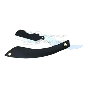 Nouveaux rasoirs de doigt de barbier droits modifiables de lame en acier inoxydable 2025 dans différentes couleurs prix de gros de rasoir de doigt - Product Image 2