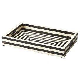 Elegante bandeja rectangular con incrustaciones de hueso de lujo de alta calidad, precio de fábrica directo, bandeja para servir con incrustaciones de hueso, bandeja para servir hecha a mano India - Product Image 6