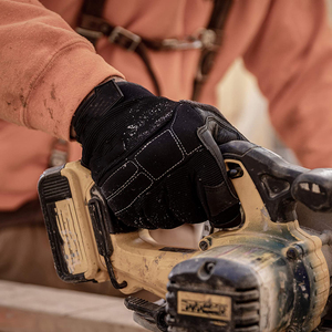 Gants de sécurité en cuir imperméable de taille XL de qualité supérieure compatibles avec les écrans tactiles anti-impact et anti-coupure et ignifuges - Product Image 4