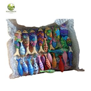 <b>DIY</b> Wooden Fish Art <b>Kit</b> Educational Montessori Toy Handmade Modern Design Hanging Ornament for Painting and Color Practice - Product Image 6