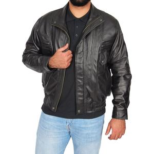 Chaqueta de Cuero de Oveja Personalizada para Hombre de Primera Calidad, Prenda Exterior Elegante de Cuero Auténtico - Product Image 2