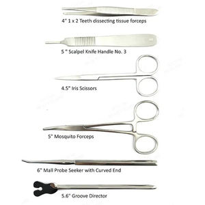 Kit De entrenamiento quirúrgico De Sutura Practice Student Suture Practice Kit para estudiantes de medicina Suministros médicos Instrumentos quirúrgicos - Product Image 6