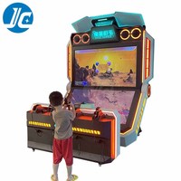 Machine de jeu d'arcade attrayante à monnayeur pour centres de divertissement avec garantie d'un an et prise en charge de la langue anglaise