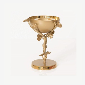 Metal Gold Color Incense Bakhoor <b>Burner</b> Customized Size And Shape Dukhoon <b>Burner</b> For Home Fragrance Use - Product Image 1