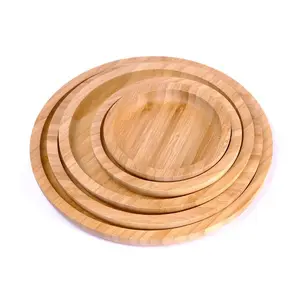 Тарелка, деревянная кухонная утварь, конкурентоспособная цена, бамбуковые тарелки, аппетиты, подающий высококачественный деревянный набор тарелок