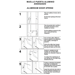 Molla per Porta Wolfpack, Alluminio Anodizzato Nero (Confezione Blister da 1 Pezzo) - Product Image 2