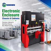 Presse plieuse CNC de haute précision RONGWIN RWP-NC avec angle variable pour pièces d'ascenseur
