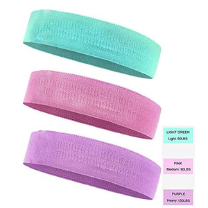 สายรัดข้อมือออกกำลังกาย,สายรัดสะโพกแบบวงกลมมียางยืด - Product Image 1