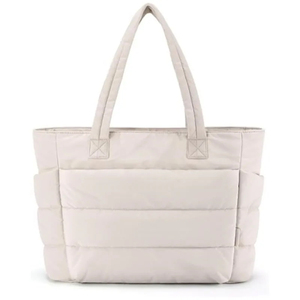 2026 Customized <b>Large</b> Size Women Quilting Handbag Lightweight Puffy Tote <b>Bag</b> With Zipper For Daily Use - Product Image 3