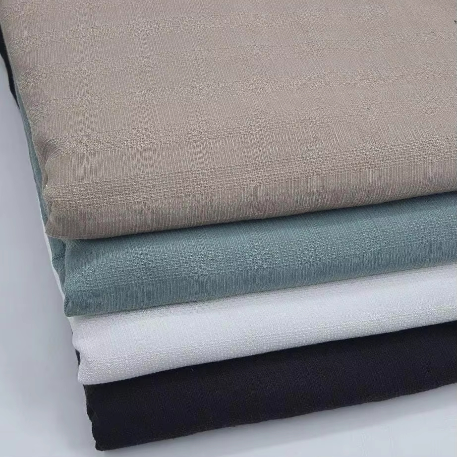 Stylish Lyocell Viscose Poly Blend Fabric for Dresses and Trousers Soft Heavy Fabric Width 61 to 52 Inch GSM 190 MOQ 50 Meters