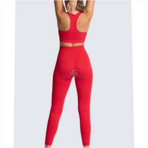 Conjunto de ropa de gimnasio antibacteriana de la mejor calidad para mujer conjunto de ropa de Yoga de secado rápido para mujer con diseños personalizados con servicio OEM - Product Image 5