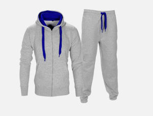 Ensemble de survêtement à capuche pour homme, style streetwear, 2 pièces, unisexe, sweat-shirt et pantalon de survêtement, fermeture à cordon, vêtements de sport décontractés - Product Image 4