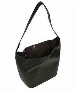 <b>Black</b> Soft Genuine Leather Vintage Fashion Women's Hobo Bag <b>Large</b> Shoulder Tote Slouchy <b>Handbag</b> Two Straps Casual Daily Work USA - Product Image 3