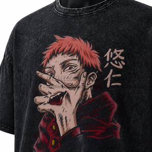 Camiseta Gráfica de Algodón Grueso Personalizada, Lavado Ácido, Estilo Urbano Oversize, Marca Privada - Product Image 6