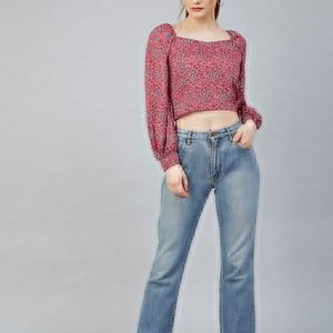 T-shirt à manches longues à la mode pour femmes couleur unie avec nouveau look imprimé meilleur service OEM de vêtements d'extérieur d'été - Product Image 4